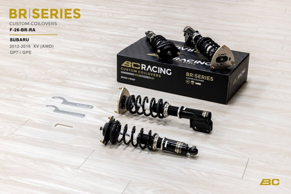 BC Racing schroefset verlaging - Subaru XV 12-16, Ophalen of Verzenden
