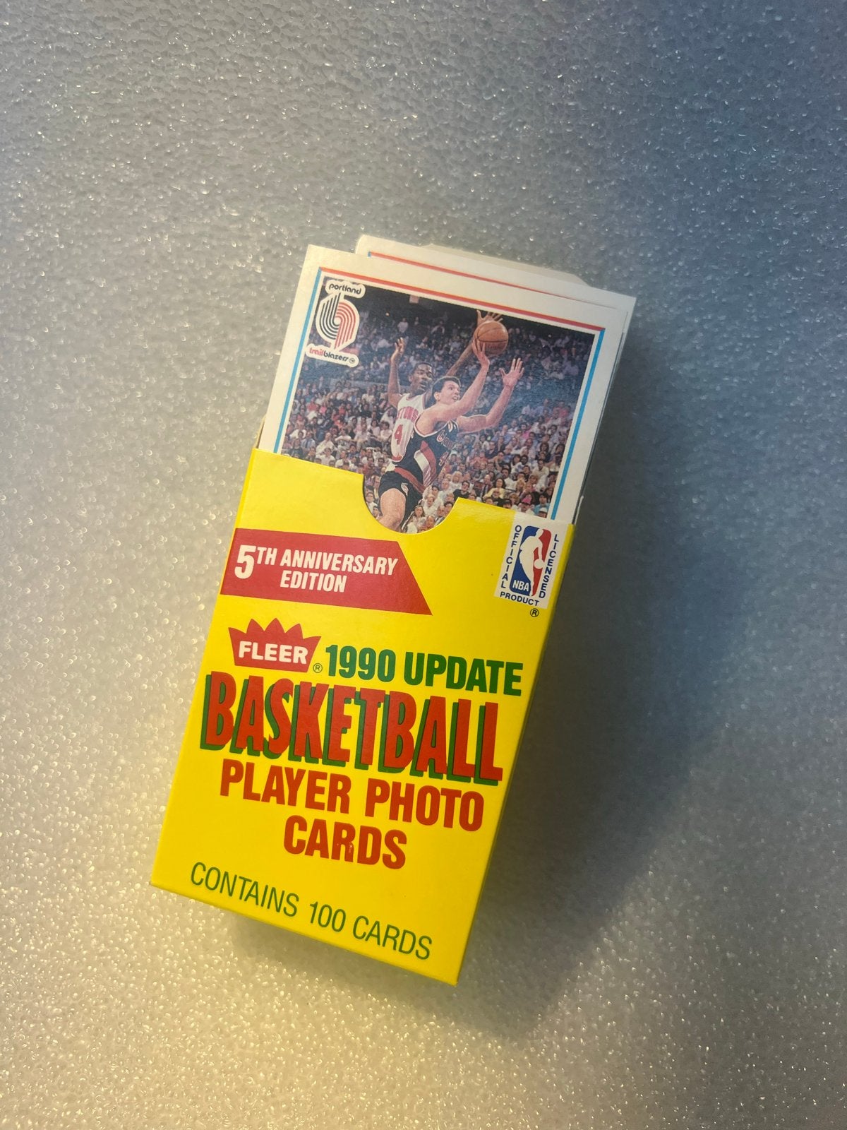 Fleer 1990 Update NBA Basketbal Spelerskaarten - 5th Anniver, Ophalen of Verzenden, Gebruikt, Overige sporten, Spelerskaart