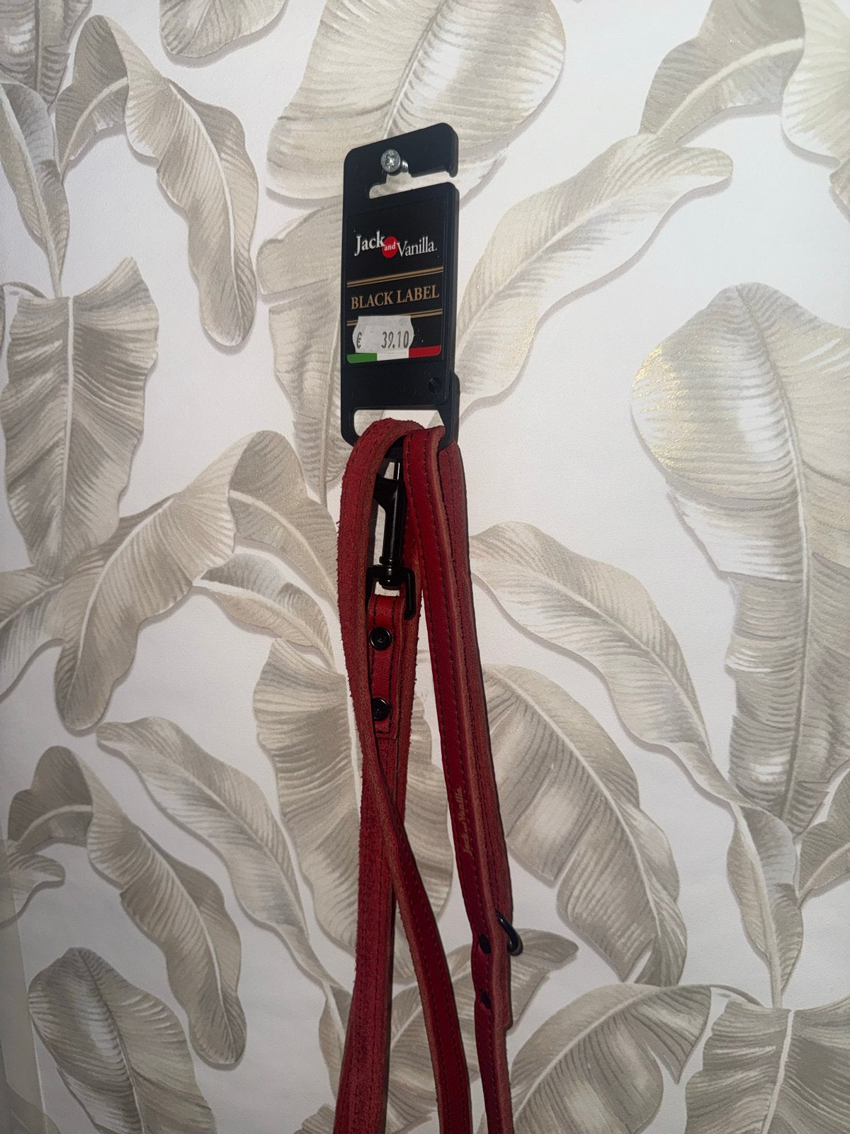 Luxe leren rode riem van jack and vanilla nieuw !, Dieren en Toebehoren, Ophalen of Verzenden