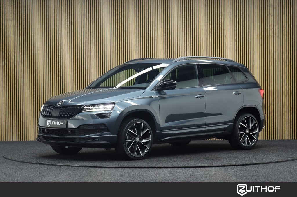 Skoda Karoq 1.5 TSI ACT Sportline Business DSG | Adaptive-cr, Auto's, 12 maanden, Stof, 4 cilinders, Karoq
