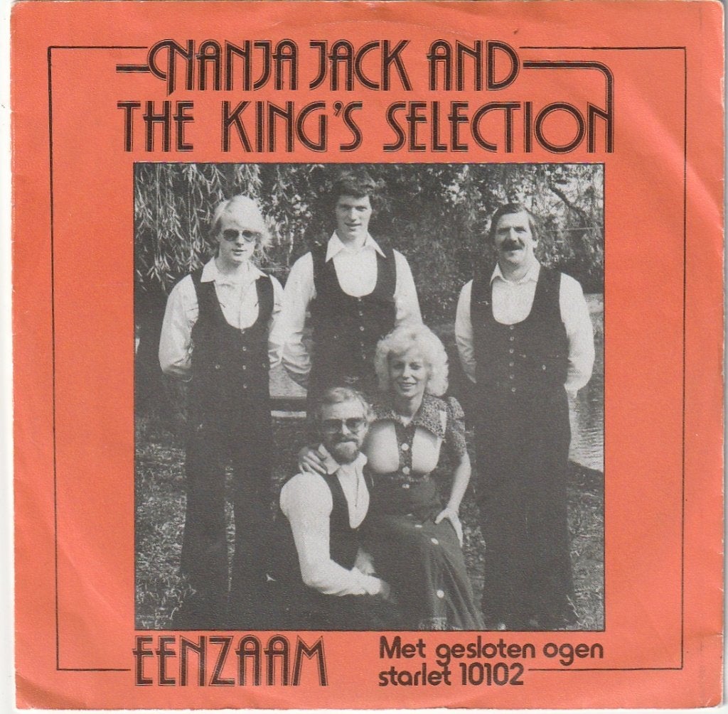 Nanja Jack & King Sel - Eenzaam - Met geslote  ogen - Nr 214, Ophalen, Gebruikt, 7 inch, Levenslied of Smartlap