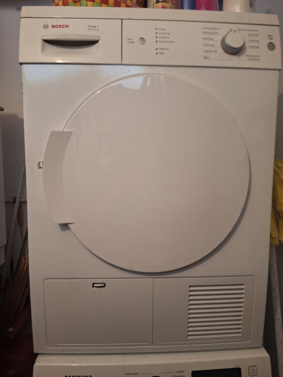 Bosch Maxx 7 Sensitive Condensdroger, 6 tot 8 kg, Gebruikt, Ophalen of Verzenden, Voorlader