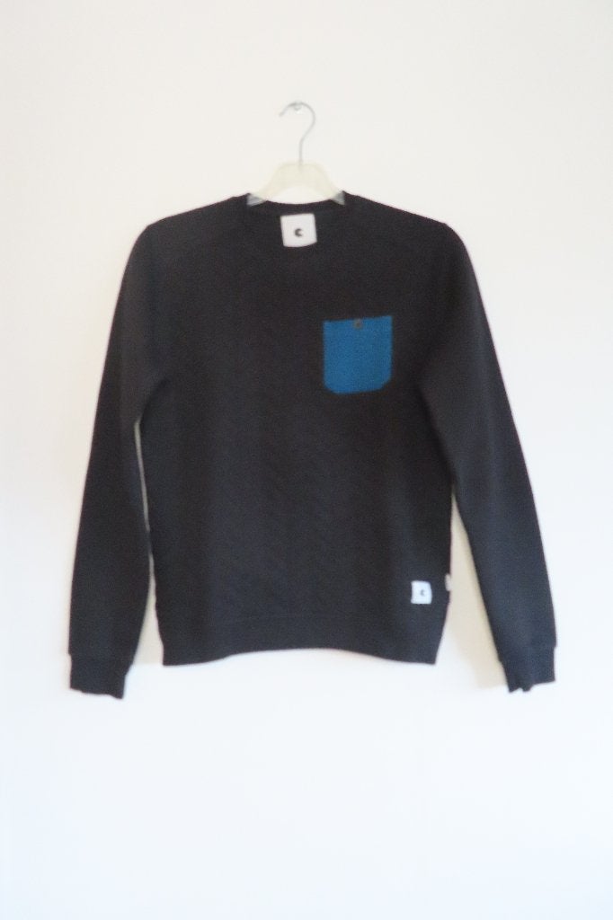 Sweater Zwart Capsize mt M (G06), Maat 48/50 (M), Zwart, Ophalen of Verzenden, Capsize