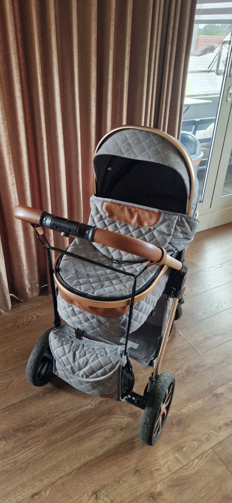 Complete 3 in 1 kinderwagen set met autostoel, Gebruikt, Ophalen of Verzenden, Met autostoeltje, Kinderwagen