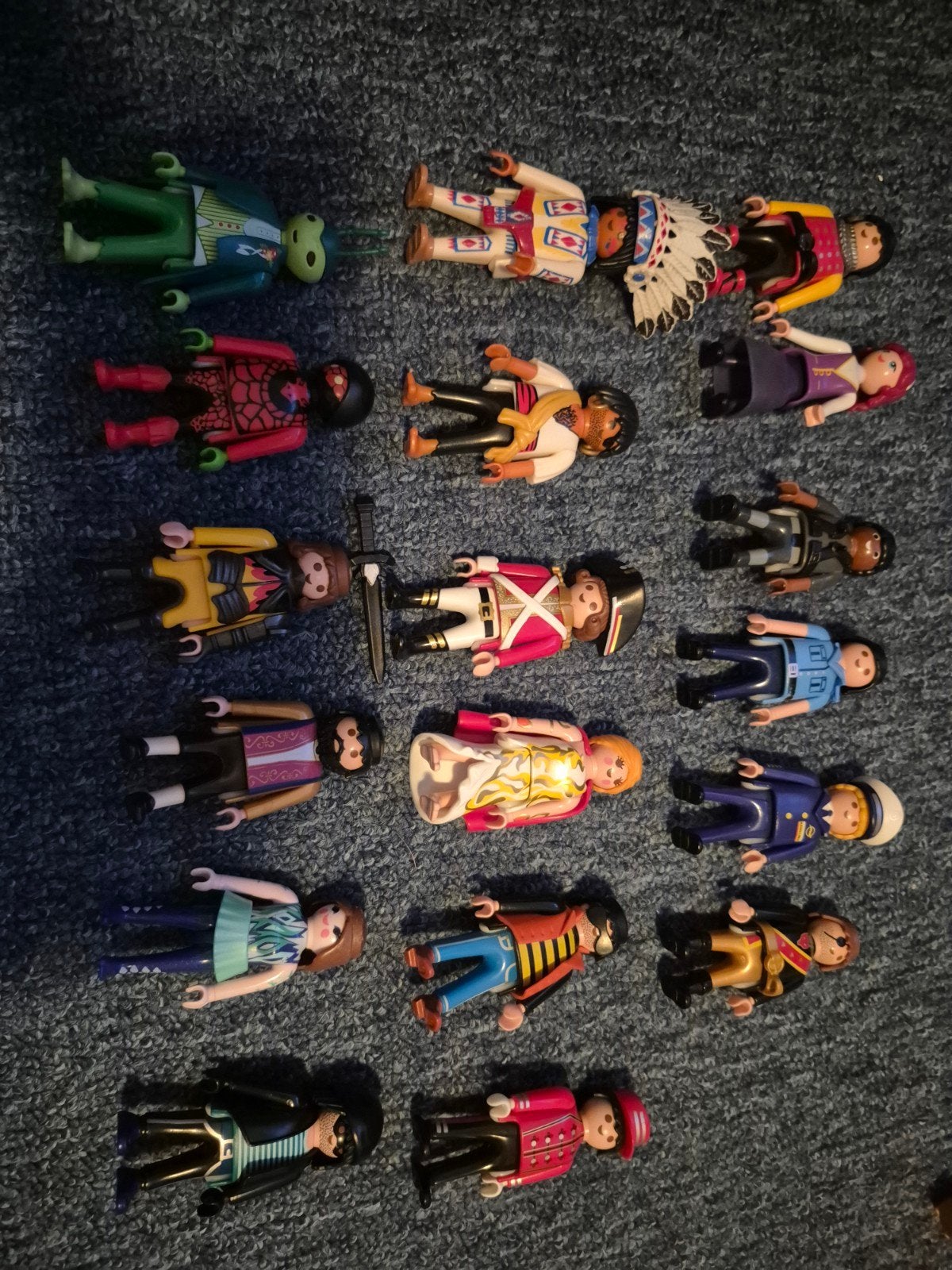 playmobile poppetjes, Ophalen