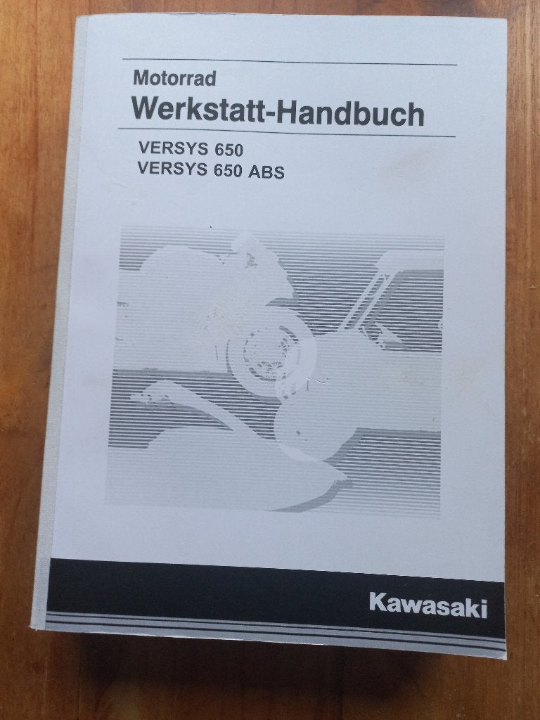 Werkplaatshandboek Kawasaki Versys 650 2015-2019 (Duits), Ophalen of Verzenden, Nieuw