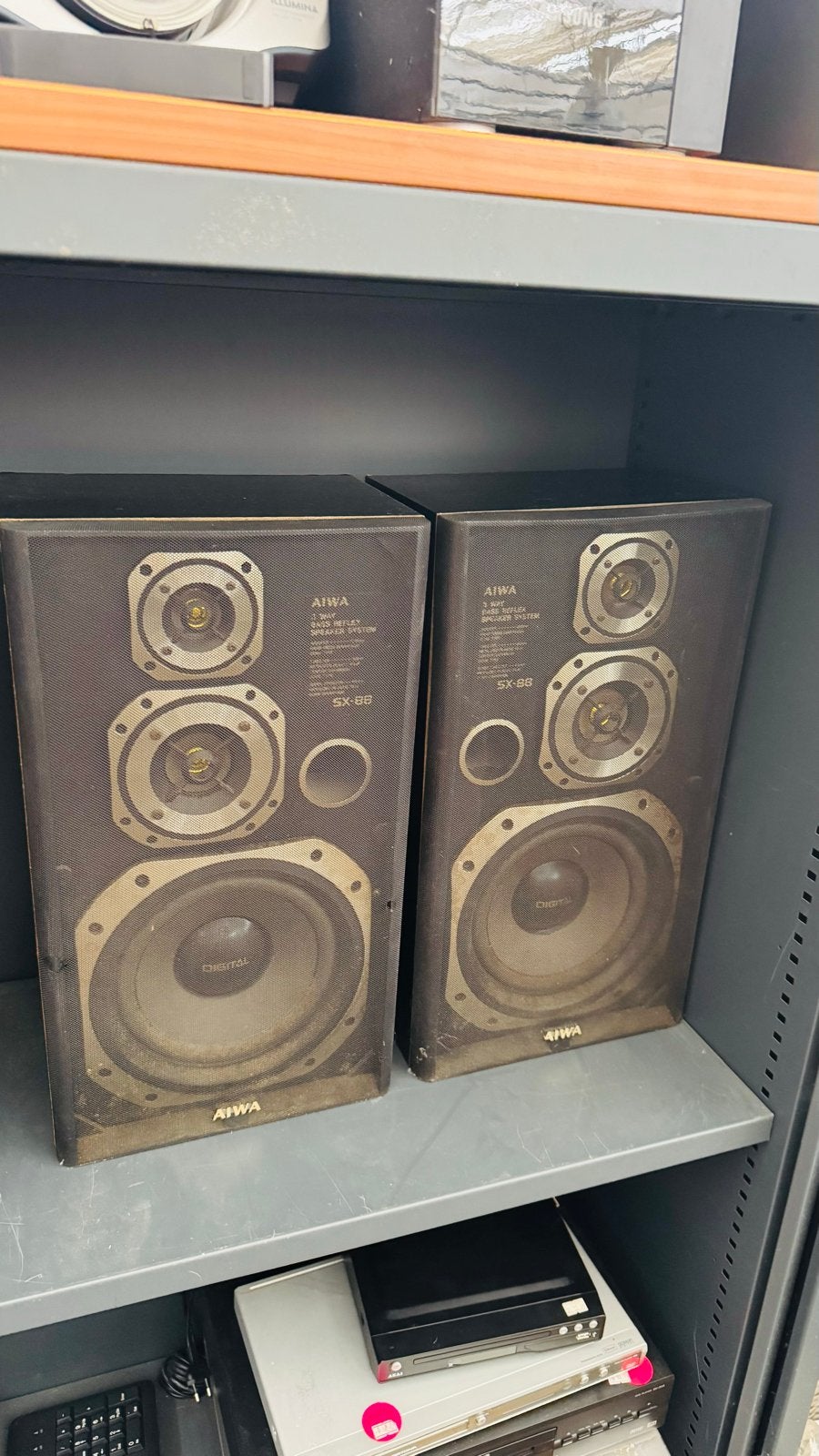 AIWA SX-88 Vintage Luidsprekers - 3-weg Bass Reflex Systeem, Overige merken, Stereo speakers, Gebruikt, Ophalen of Verzenden