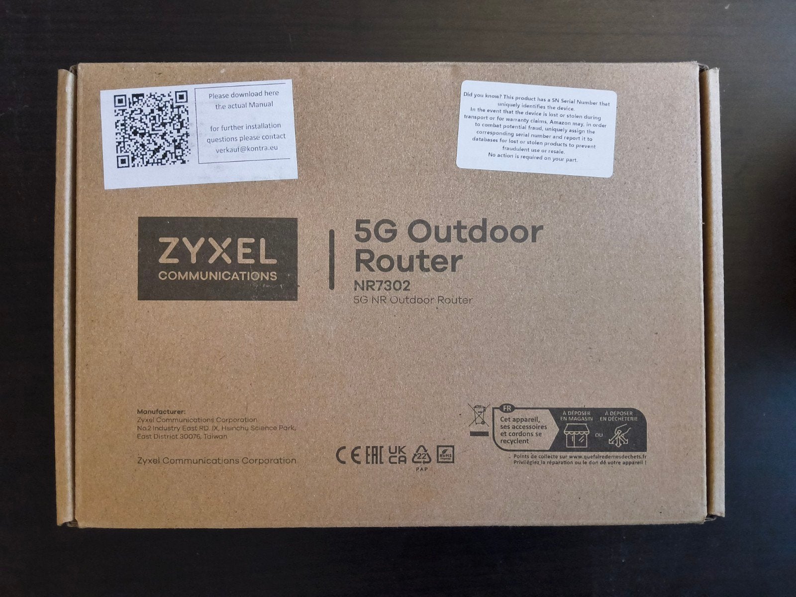 ZYXEL 5G Outdoor Router NR7302, Computers en Software, Ophalen of Verzenden, Nieuw, Router met modem, ZYXEL NR7302
