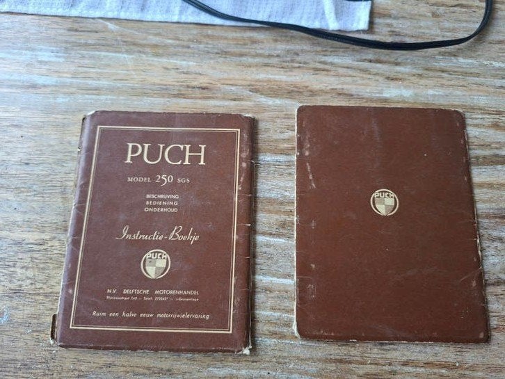 puch 250 systeem instructie boekjes origineel, Ophalen of Verzenden, Overige merken