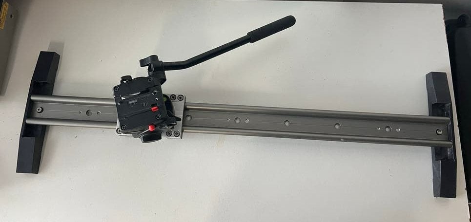 Manfrotto 501HDV Videokop met Slider, Manfrotto, Overige typen, Ophalen of Verzenden, Zo goed als nieuw