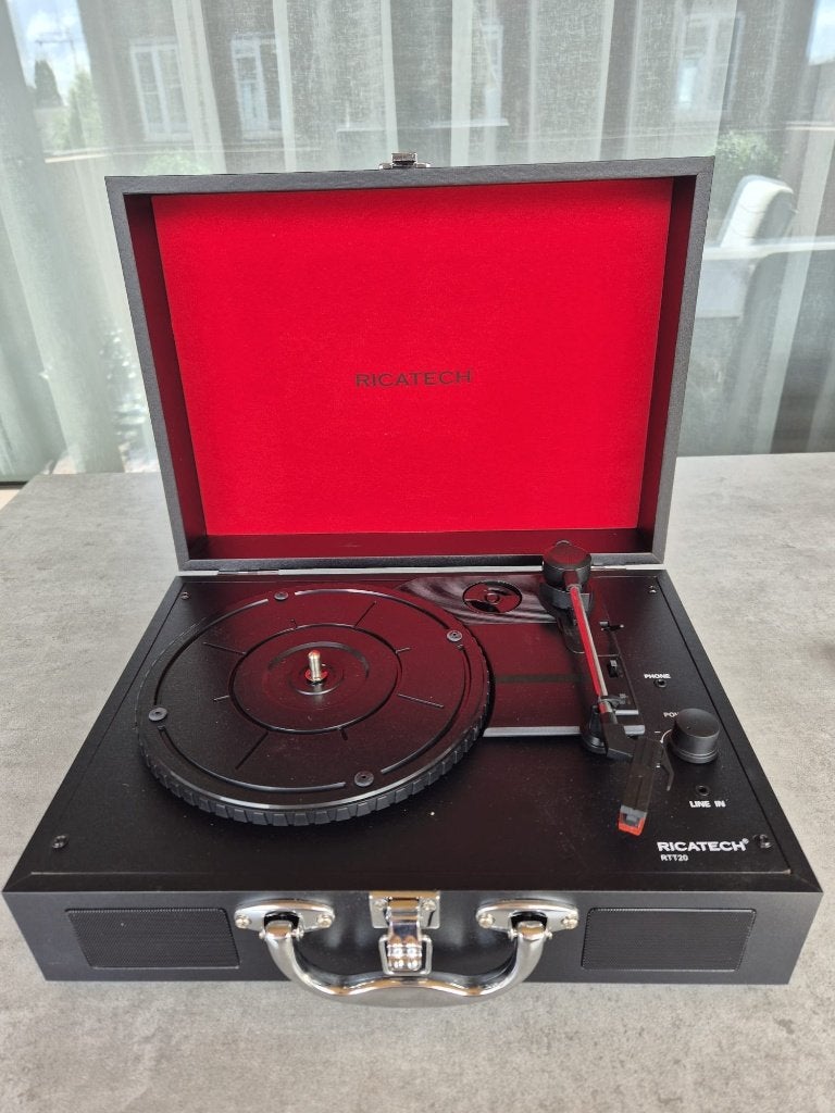 Platenspeler Ricatech RTT20 Black, Muziek en Instrumenten, Dj-sets en Draaitafels, Ophalen, Zo goed als nieuw, Draaitafel, Overige merken