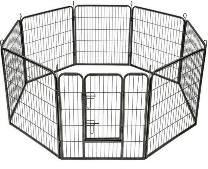 Hondenren 120 hoog 8 panelen, Dieren en Toebehoren, Hondenhokken, Ophalen, 110 cm of meer, 100 cm of meer, Hondenhok