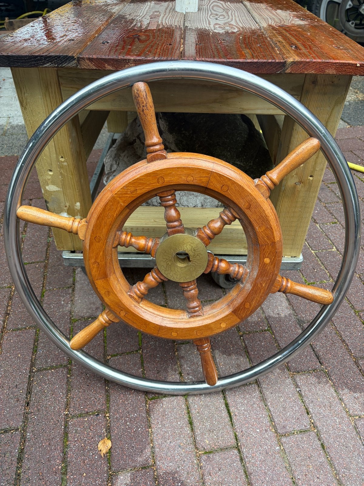 Vetus Klassiek bootstuur 54 cm - Nette staat, Ophalen of Verzenden, Gebruikt, Overige typen