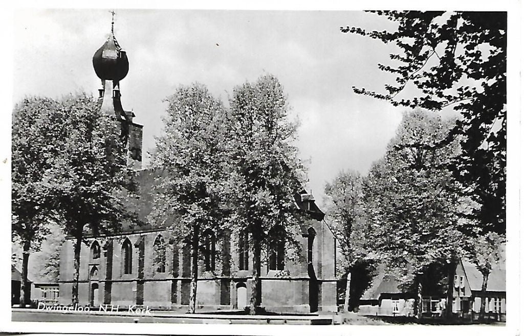 Dwingeloo- -N.H.Kerk., Ophalen of Verzenden, 1940 tot 1960, Gelopen, Drenthe