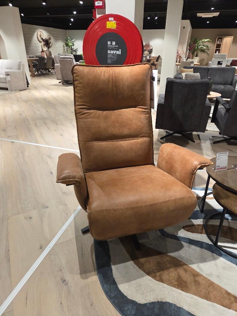 Relaxfauteuil Jason, Ophalen, Zo goed als nieuw, 75 tot 100 cm, Leer