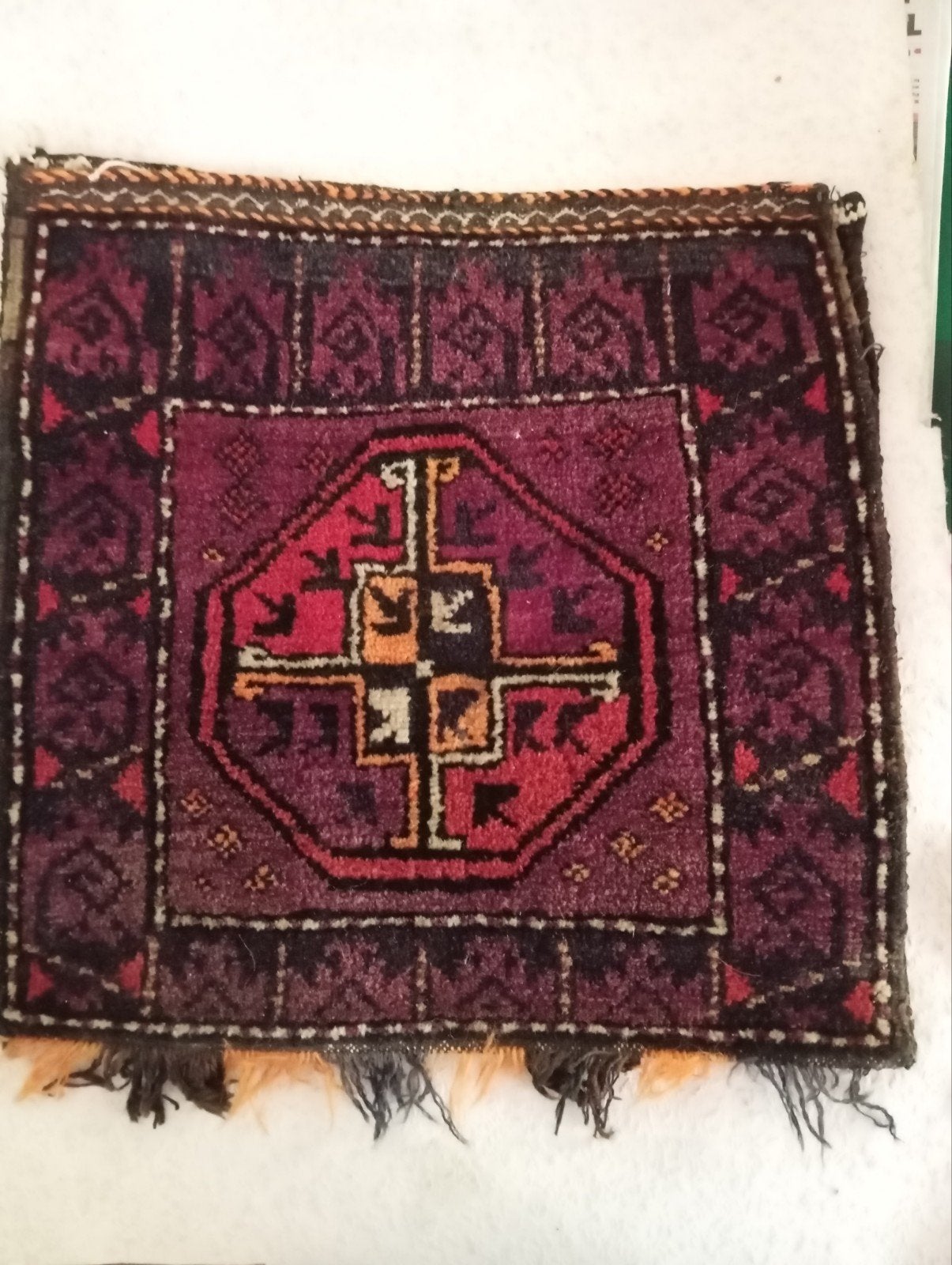 antieke Perzische handgeweven/ geknoopt camelbag/kamelentas, Ophalen of Verzenden