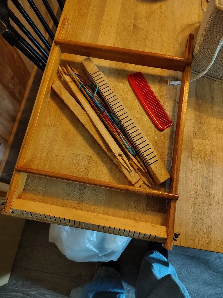 Weefraam, weefset, Gebruikt, Overige typen, Overige merken, Hout