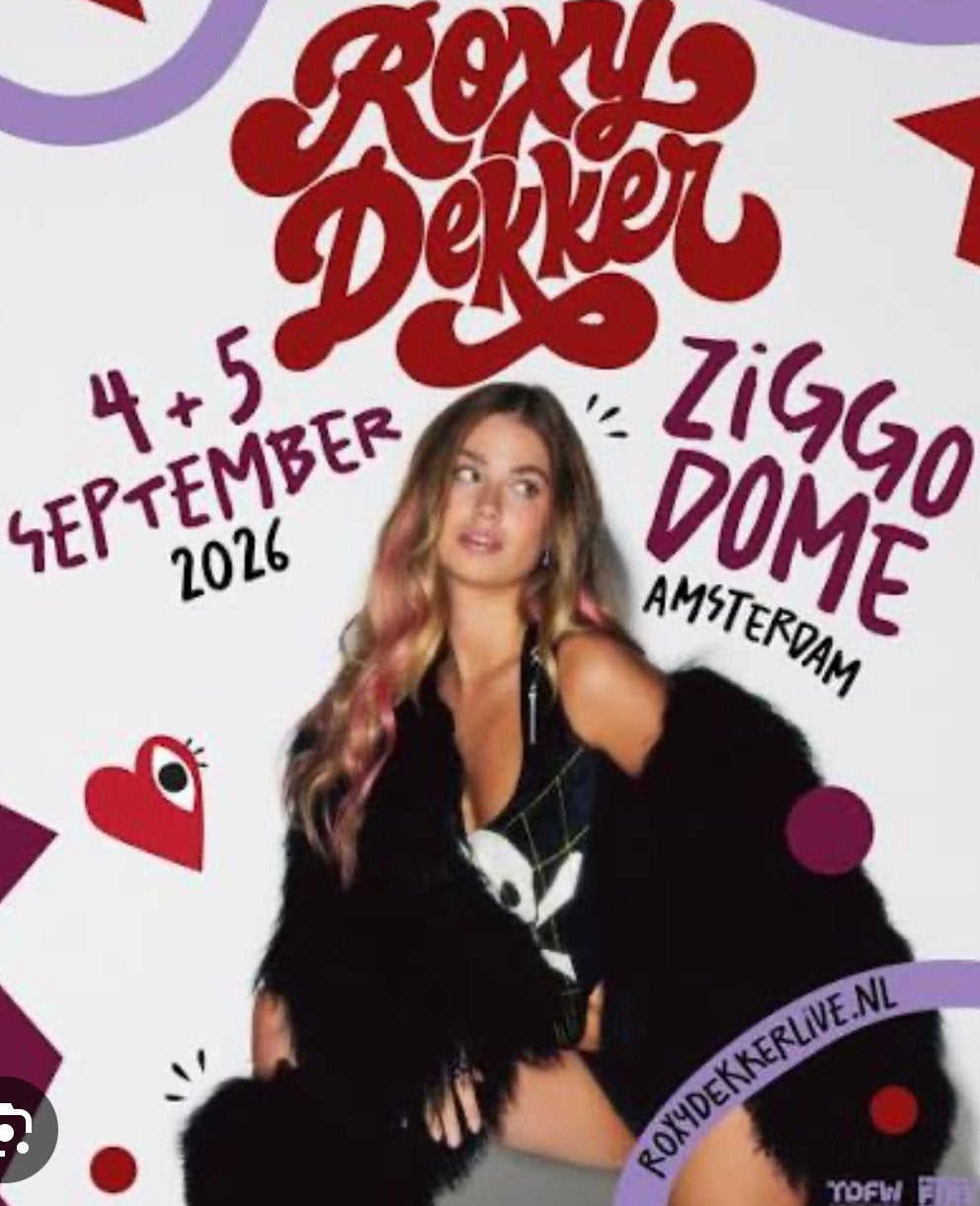 2 tickets middagshow Roxy Dekker op 5 september 2026