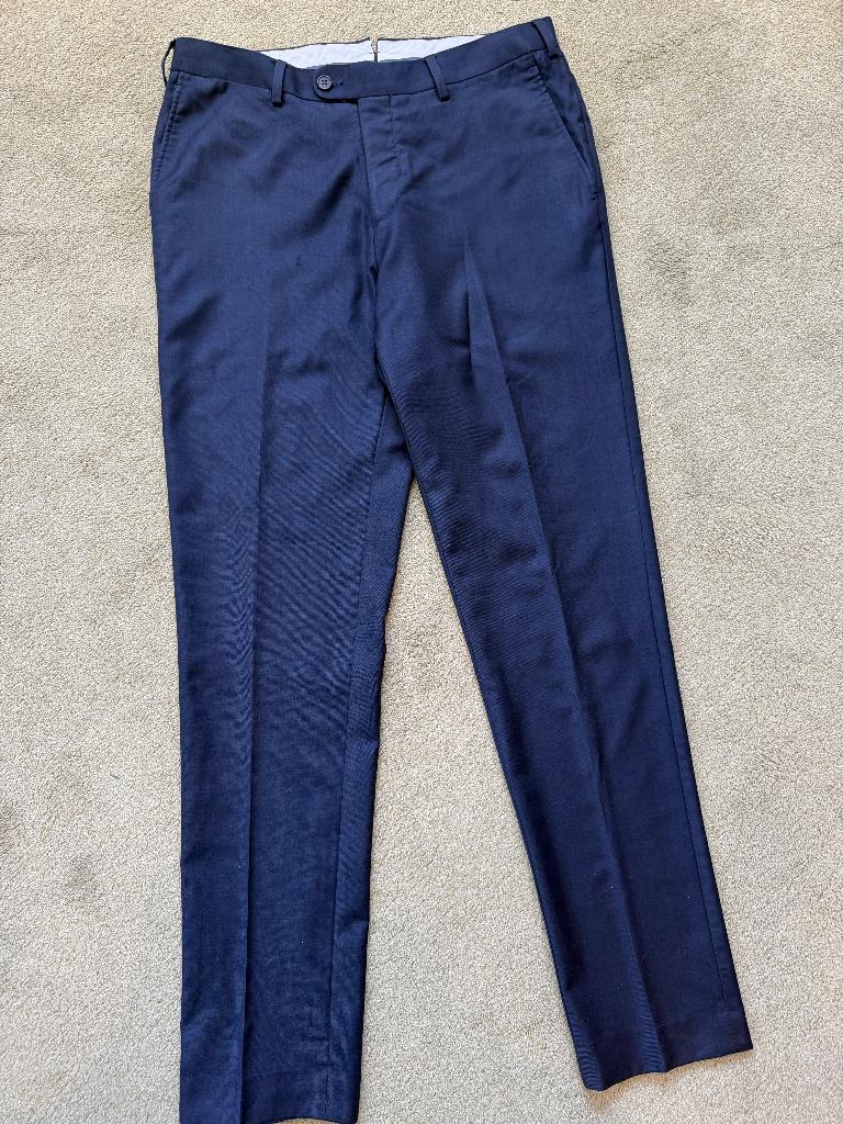 Suit Supply Havana suit pantalon, donkerblauw, maat 48, Kleding | Heren, Broeken en Pantalons, Ophalen of Verzenden, Zo goed als nieuw