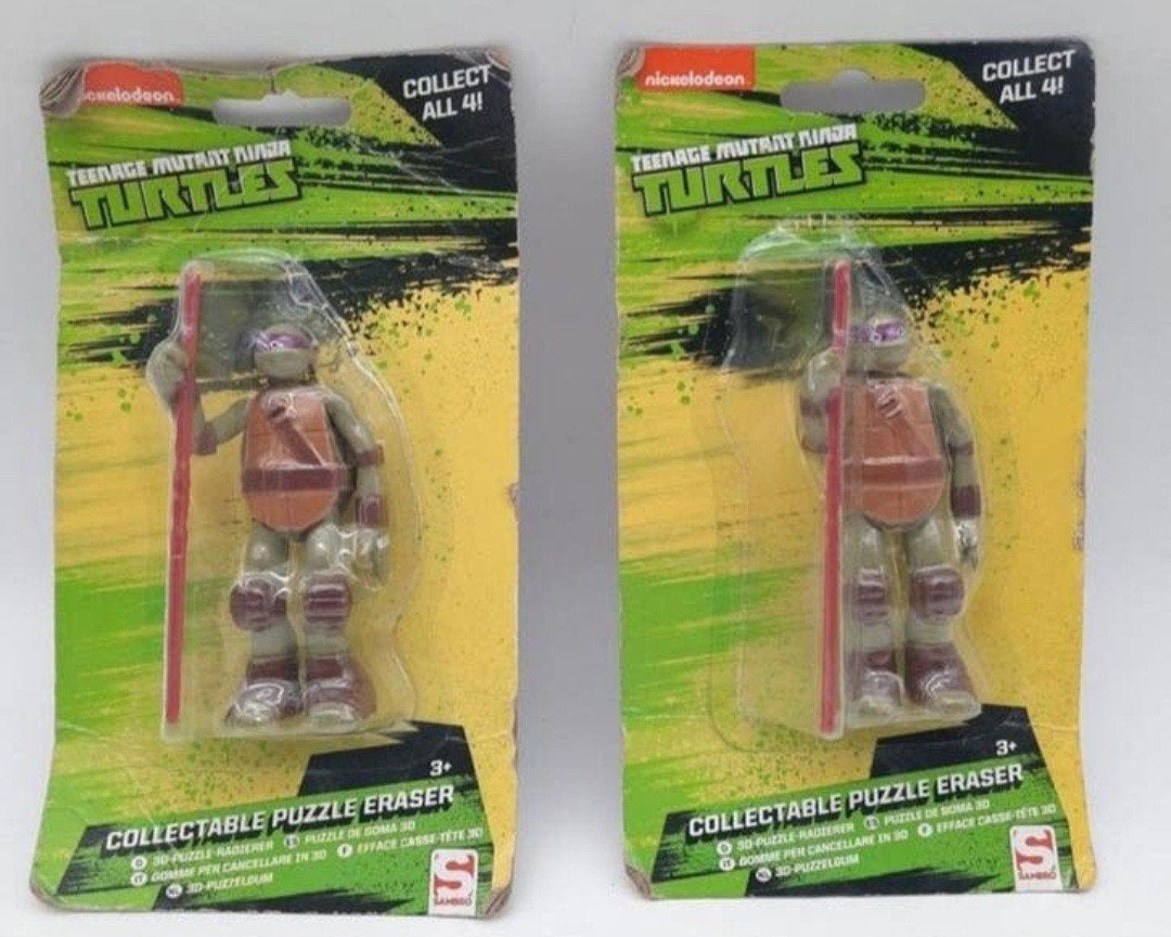 Teenage Mutant Ninja Turtles TMNT Donatello 3D gummen NIEUW, Ophalen of Verzenden, Nieuw