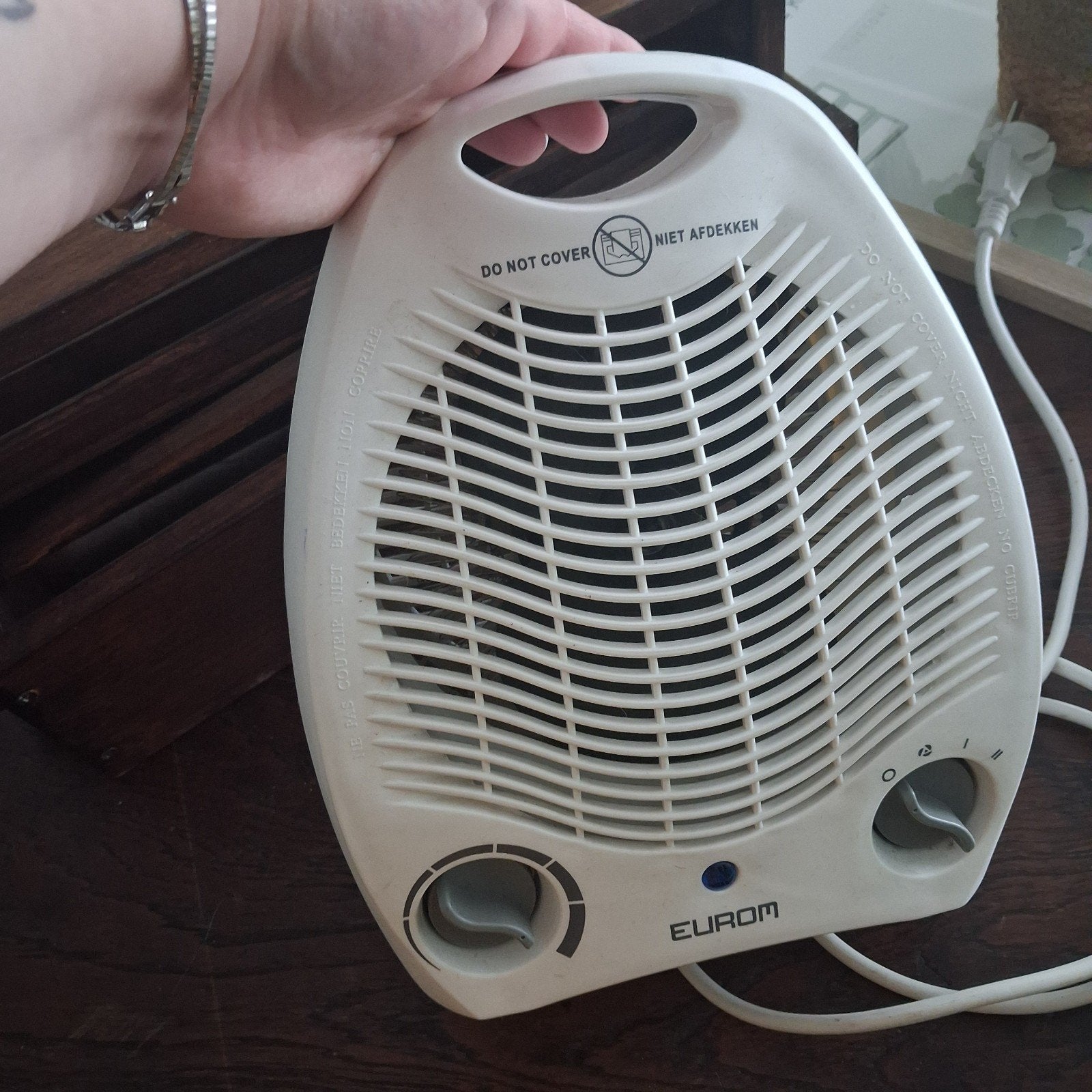 Compacte Eurom kachel/ventilator, Ophalen of Verzenden, Zo goed als nieuw, Overige