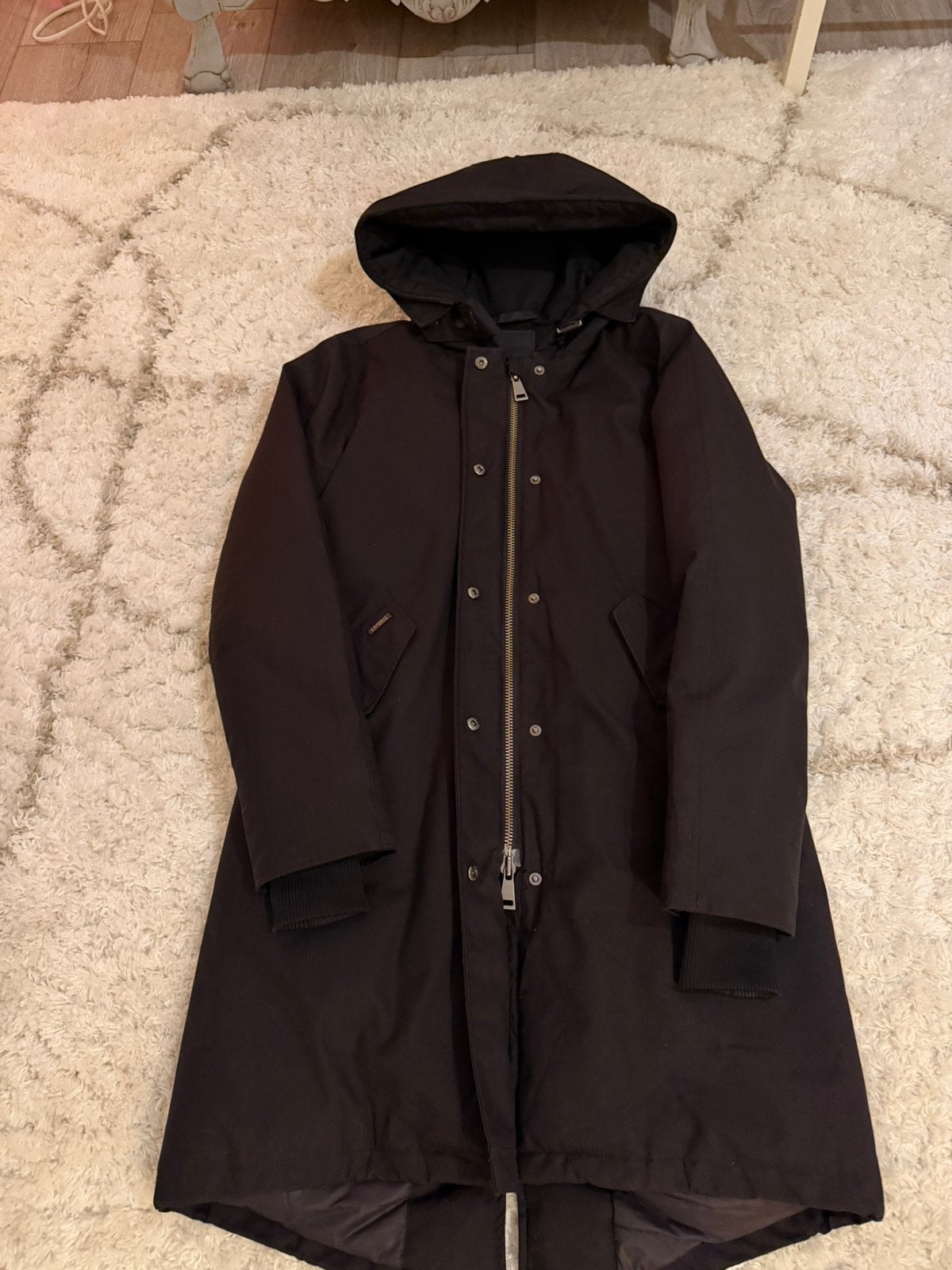 Nieuwe Airforce Parka Zwart maat M, Ophalen of Verzenden, Nieuw, Maat 38/40 (M), Zwart