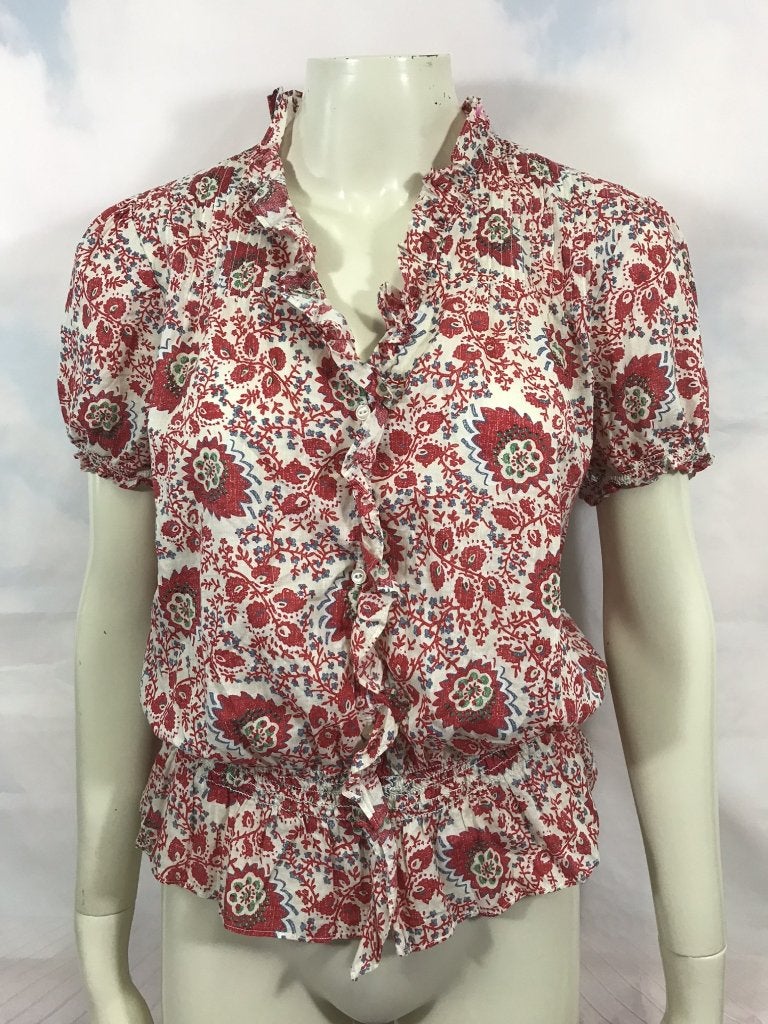 Lauren, Ralph Lauren gebloemde blouse maat M (3C5)