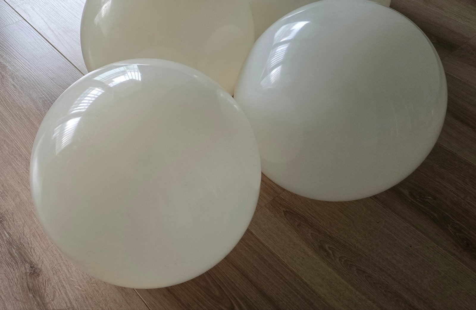 6 x space age bollamp retro jaren 70 vintage design, Ophalen, Vintage, Hanglamp, E27 (groot)