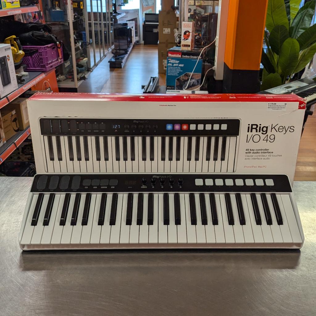 IK Multimedia iRig Keys I/O 49 MIDI-keyboard audio-interface, Muziek en Instrumenten, Keyboards, Zo goed als nieuw