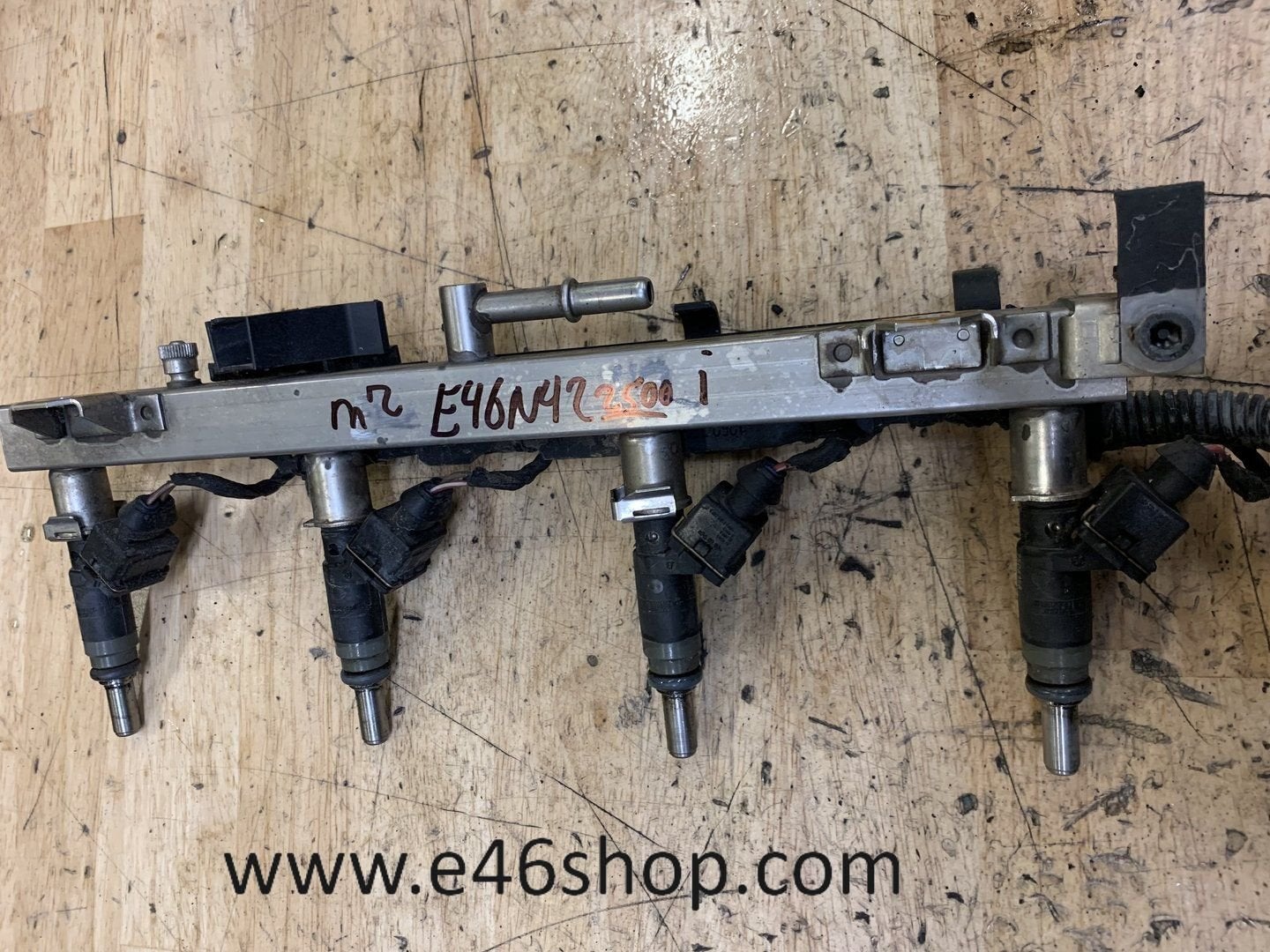 INJECTOREN MET RAIL BMW E46 N42 PAST OOK OP E90 ETC, Auto-onderdelen, Brandstofsystemen, Gebruikt, -, -, Ophalen of Verzenden