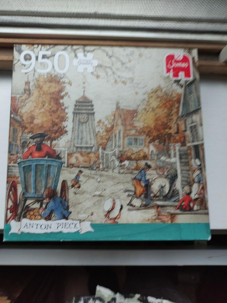 Anton Pieck Puzzel Het Dorpsplein 950 stukjes Jumbo, Hobby en Vrije tijd, Ophalen of Verzenden