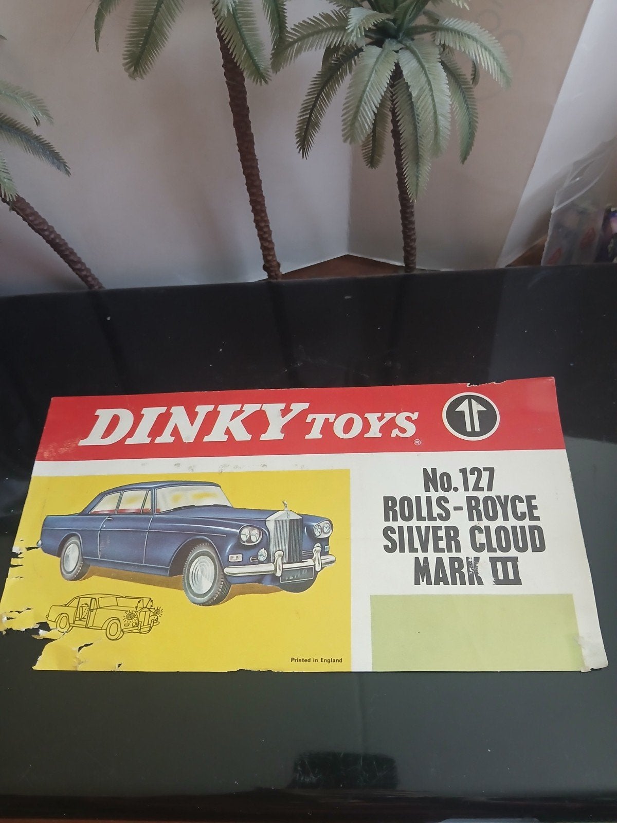 Mini poster Dinky toys 127 Rolls Royce, Ophalen of Verzenden, Gebruikt, Auto, Dinky Toys