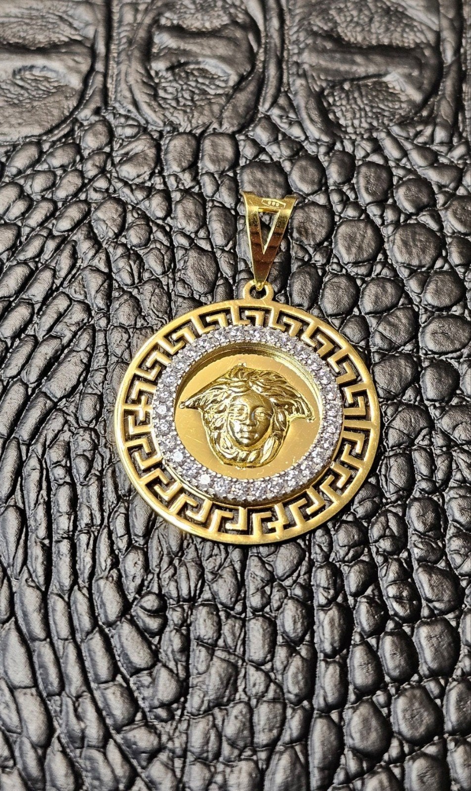 Prachtige Medusa 14k gouden hanger, Ophalen of Verzenden, Nieuw, Goud, Goud