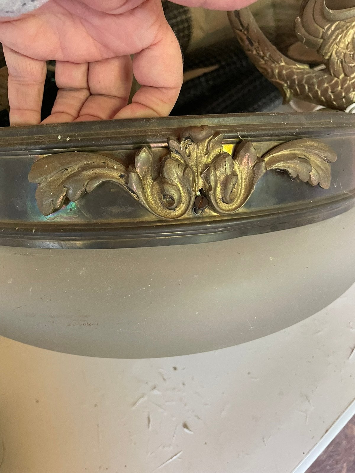 Antieke hanglamp, Antiek en Kunst, Ophalen