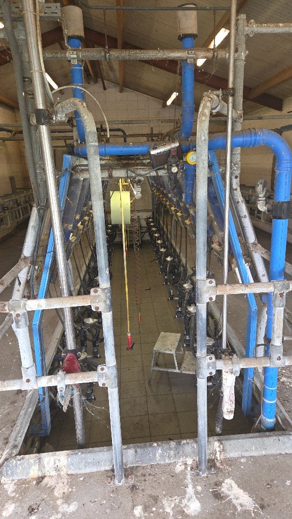 melkstal delaval 2 x 12 zij aan zij, Ophalen of Verzenden, Veehouderij, Stalinrichting