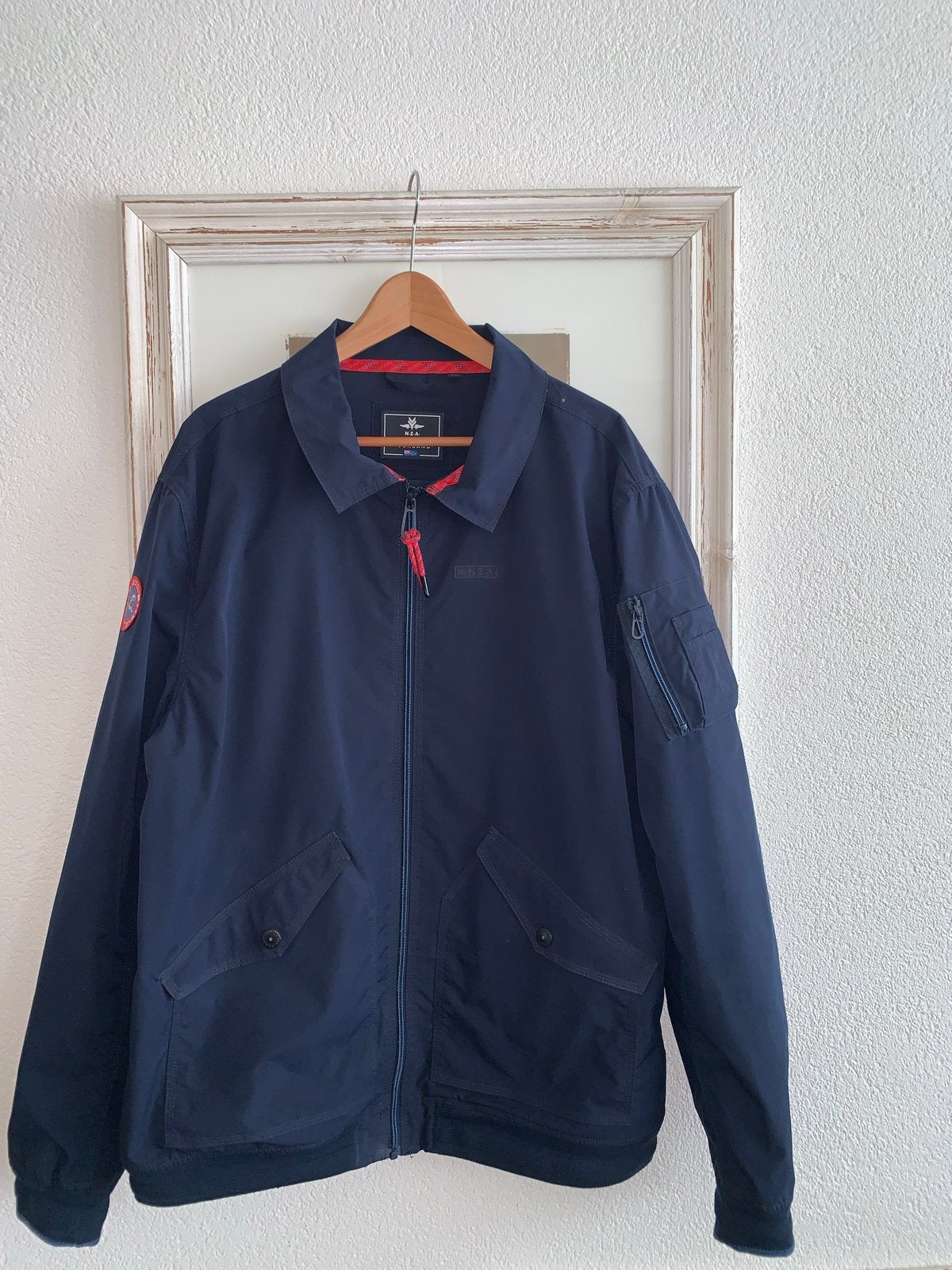 N.Z.A. New Zealand Auckland jas - Maat 3XL, Ophalen of Verzenden, Zo goed als nieuw, Overige maten, Blauw