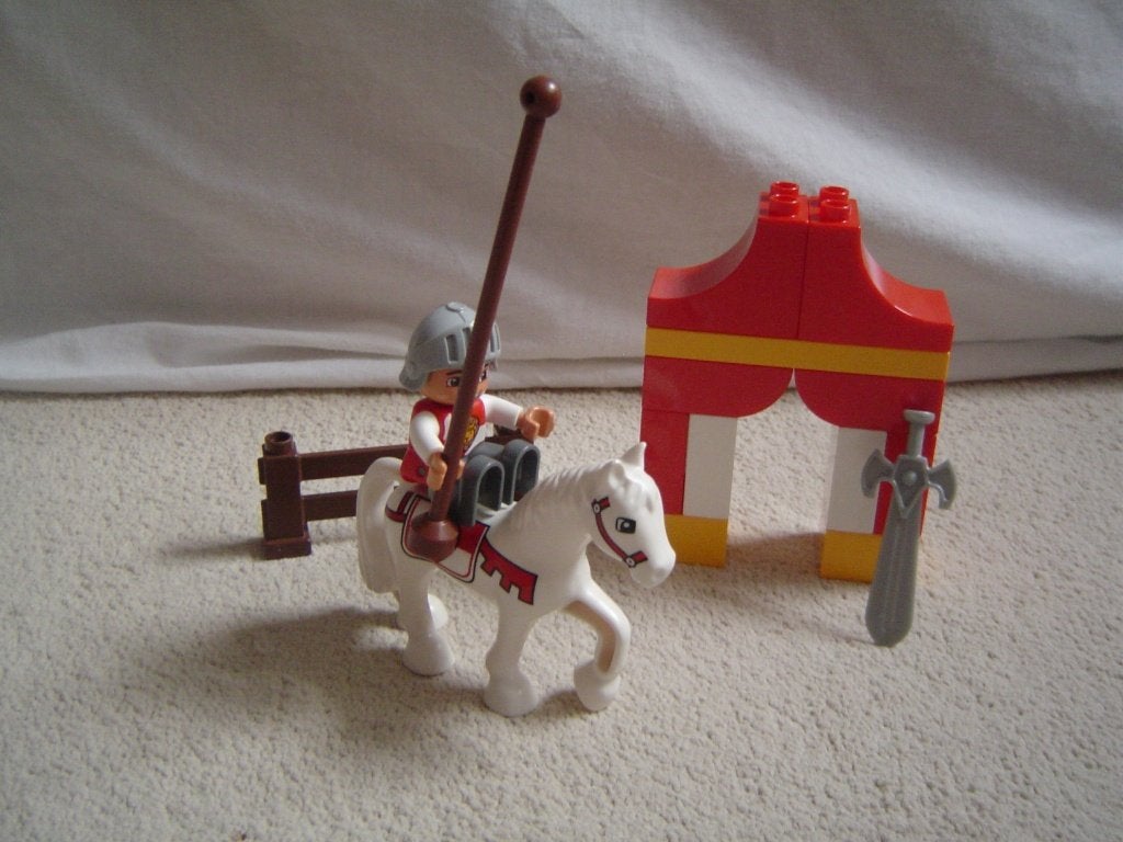 duplo set 10568 Knight Tournament, Ophalen of Verzenden, Gebruikt, Complete set, Duplo
