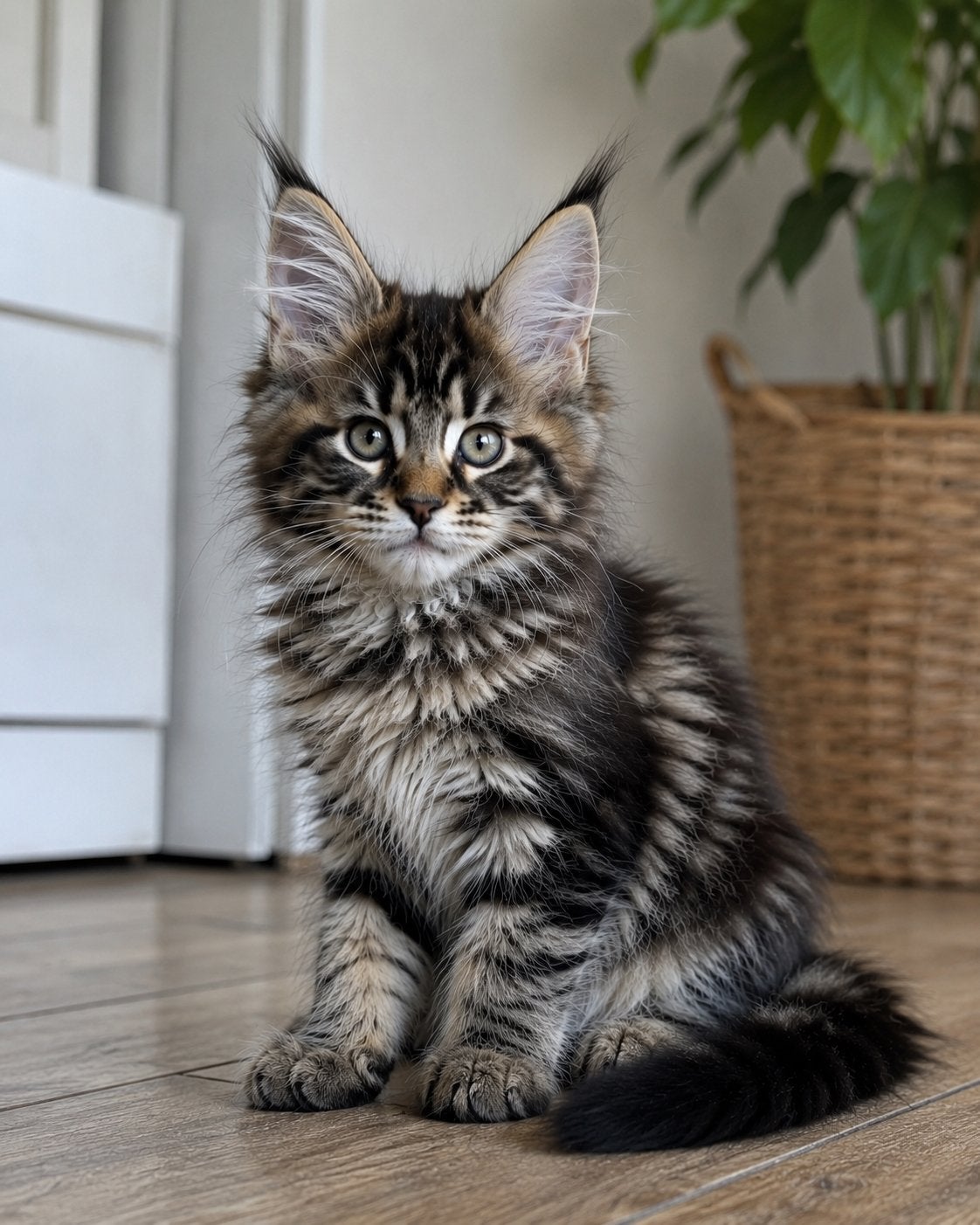 Maine coon kitten Zoë, Poes, 0 tot 2 jaar