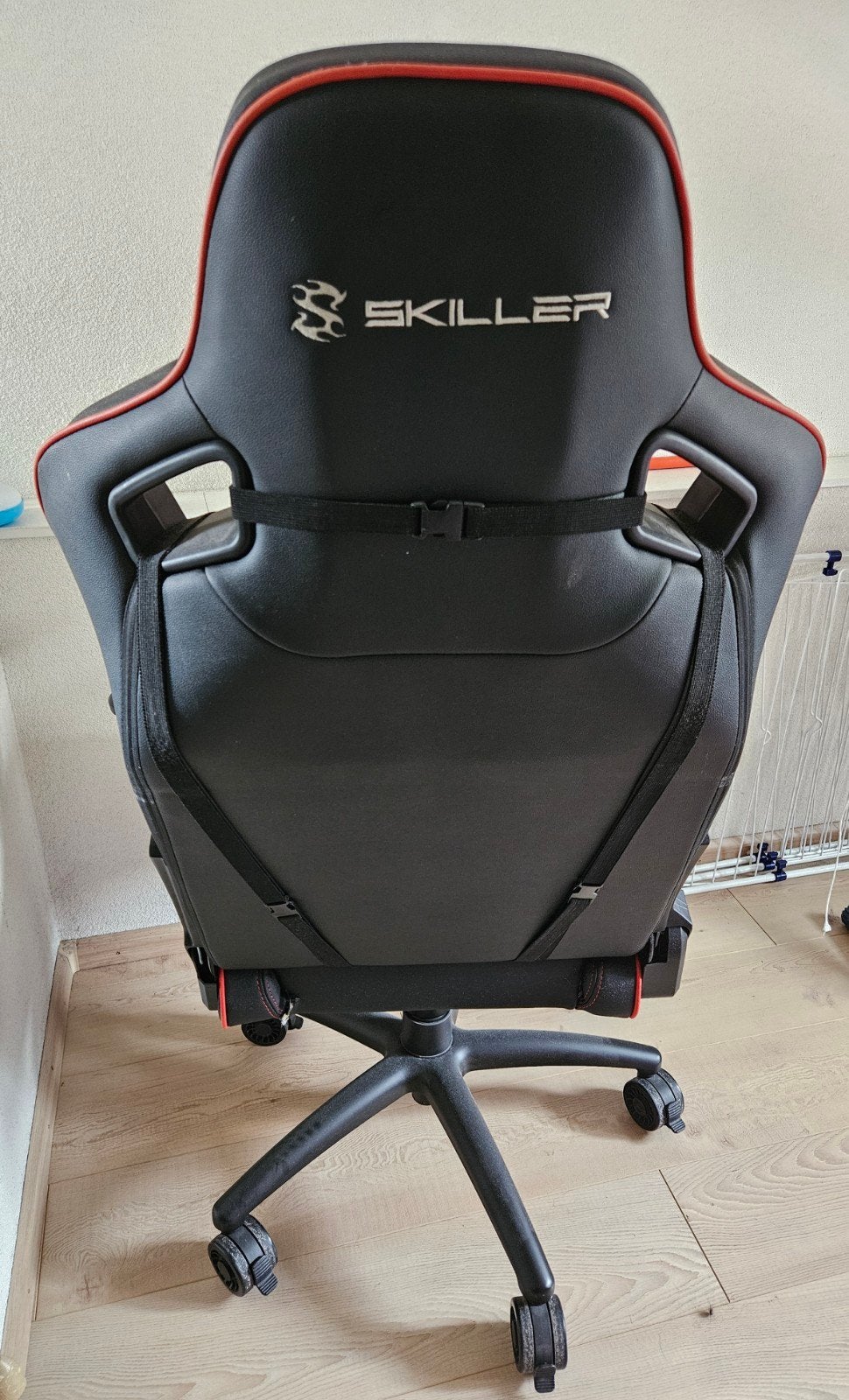 Sharkoon Skiller SGS4 Gaming Stoel - Zwart/Rood (Gebruikt), Ophalen, Gebruikt, Zwart, Gaming bureaustoel