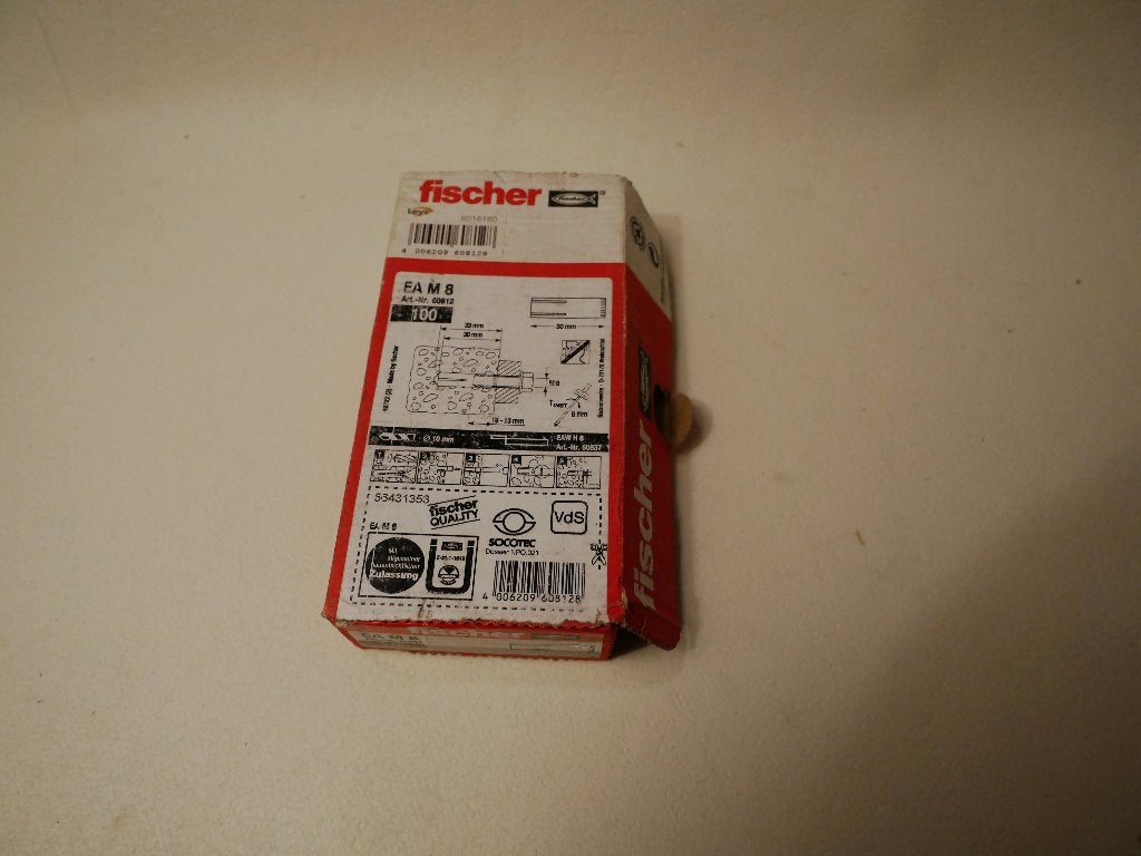 Inslagankers ea m8 fischer, Ophalen of Verzenden, Nieuw