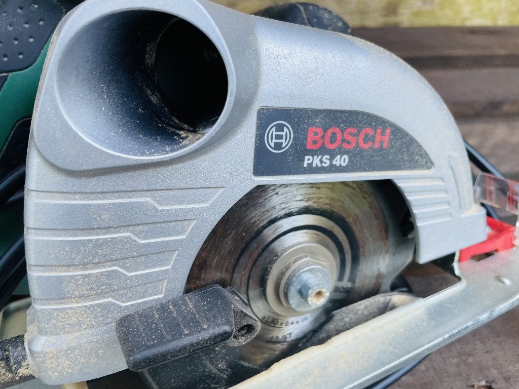 Bosch PKS 40 zaag, Gebruikt, Cirkelzaag, 600 tot 1200 watt, Ophalen of Verzenden