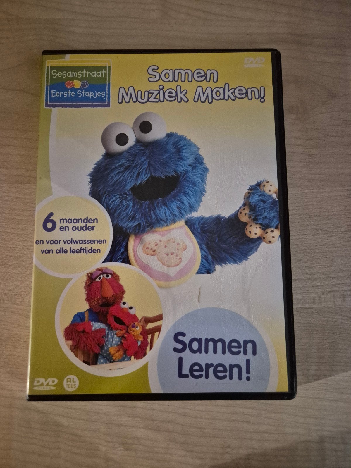 DVD Sesamstraat Eerste Stapjes - Samen Muziek Maken!, Cd's en Dvd's, Alle leeftijden, Ophalen of Verzenden, Zo goed als nieuw