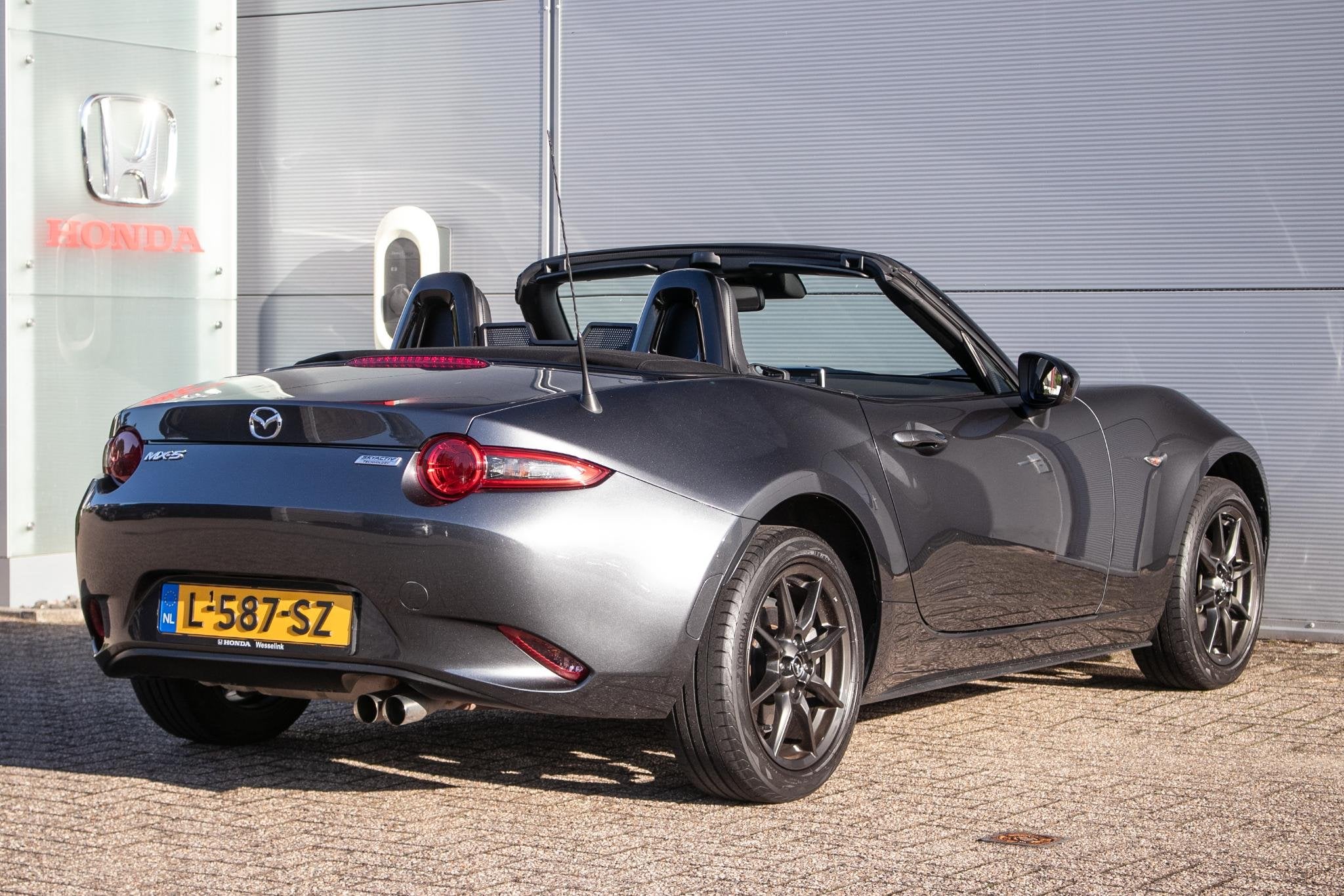 Mazda MX-5 1.5 SkyActiv-G 131 TS+ - Leder | Cruise | Nav | O, Achterwielaandrijving, Gebruikt, 4 cilinders, Cabriolet