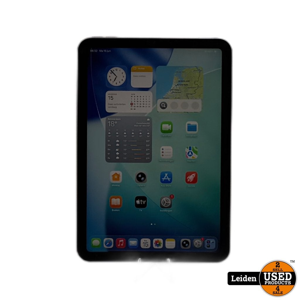 Apple iPad mini 6 (2021) 64GB Wifi - Paars, Computers en Software, Apple iPads, Gebruikt