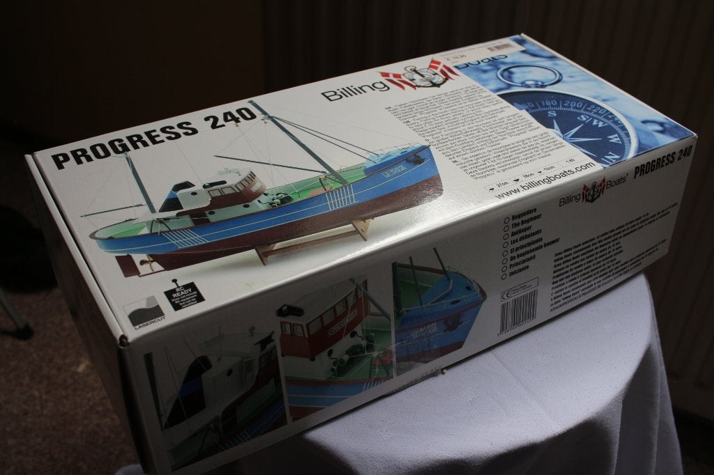 Billing Boat Progress 240, Ophalen of Verzenden, Gebruikt, 1:50 tot 1:200, Overige merken