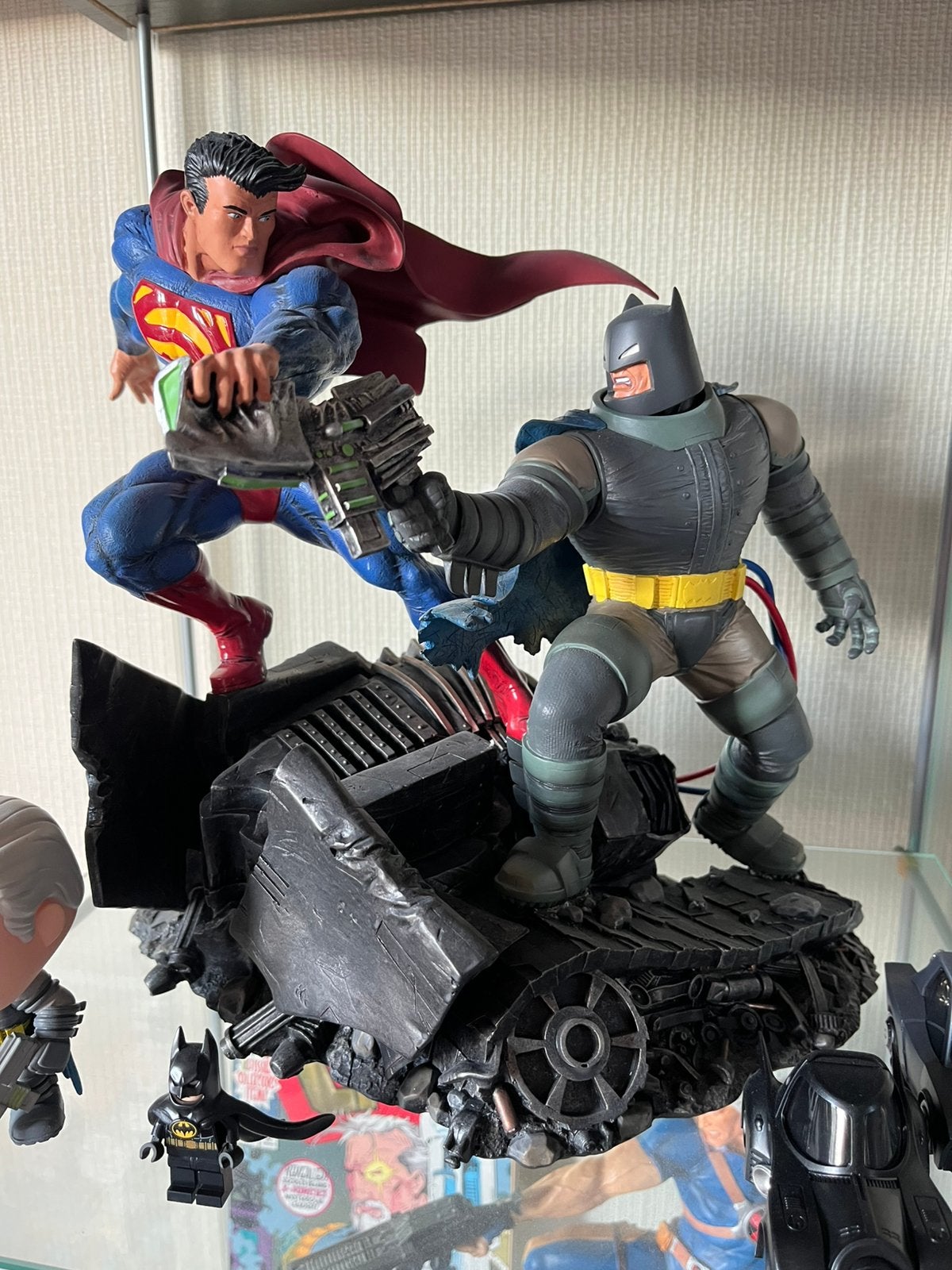 Superman vs batman statue van DC Collectibles., Ophalen of Verzenden, Zo goed als nieuw