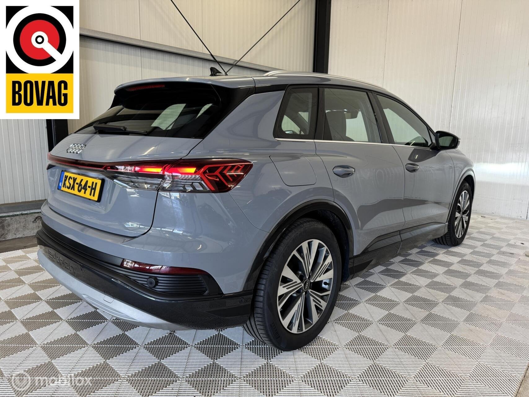 Audi Q4 e-tron 45 quattro S Edition 82 kWh | Leer | SOH 92%, Dealer onderhouden, 33 min, SUV of Terreinwagen, Te koop