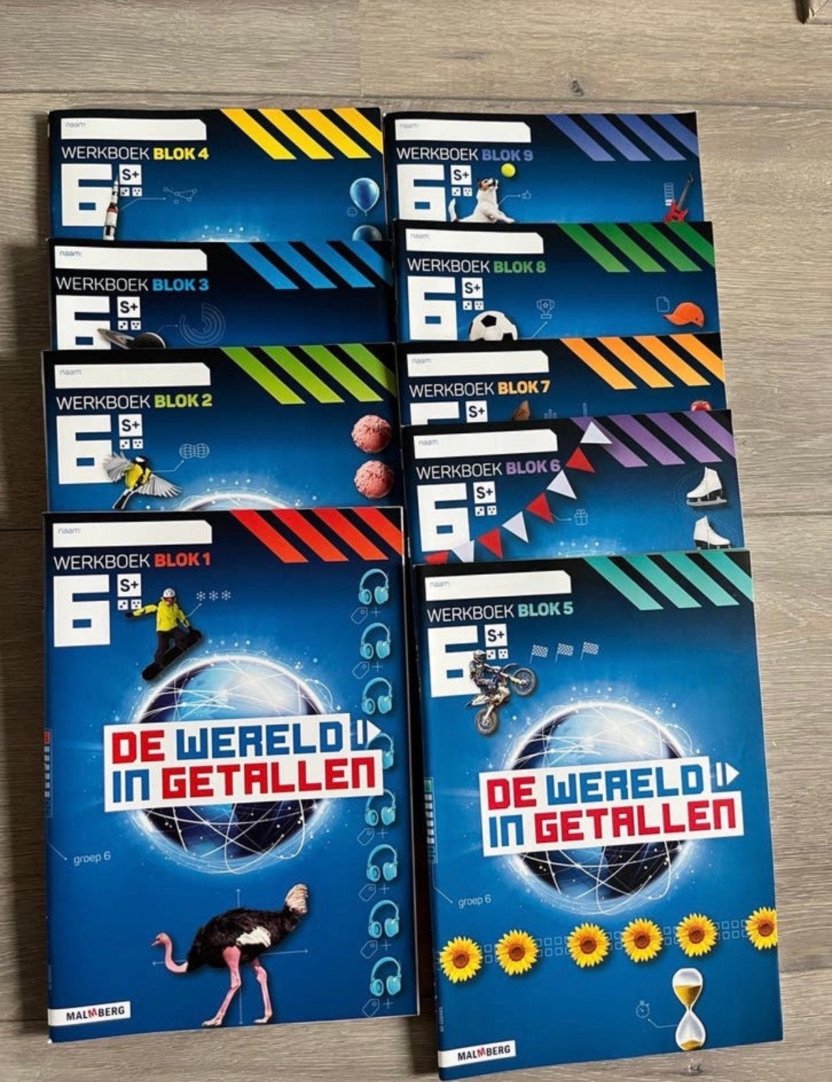 Wereld in getallen rekenboeken groep 6 Fs (nieuw), Ophalen of Verzenden, Nieuw, Overige niveaus, Overige vakken