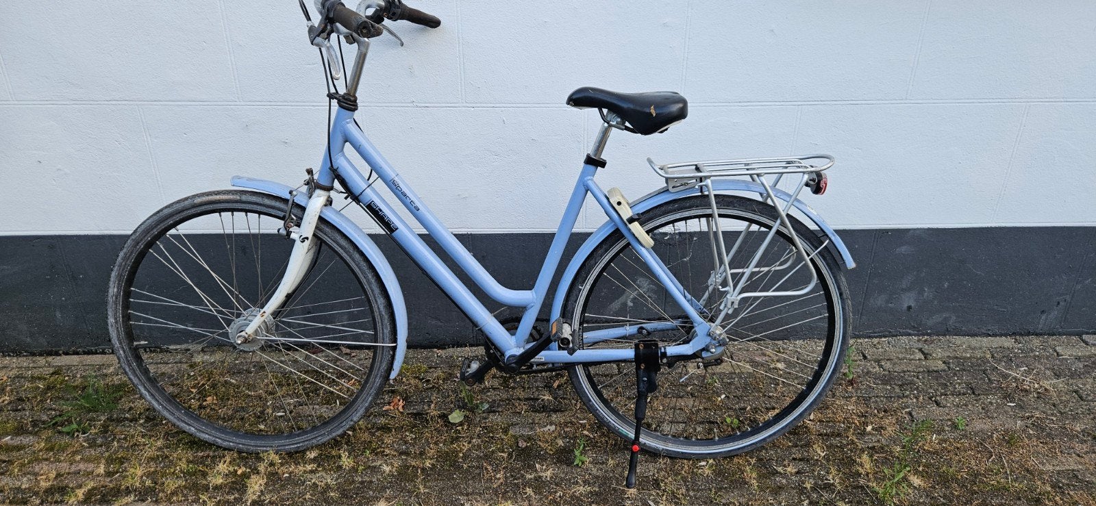 Sparta Shape damesfiets - Lichtblauw, gebruikt, Fietsen en Brommers, Ophalen, Sparta, Gebruikt, Velgrem