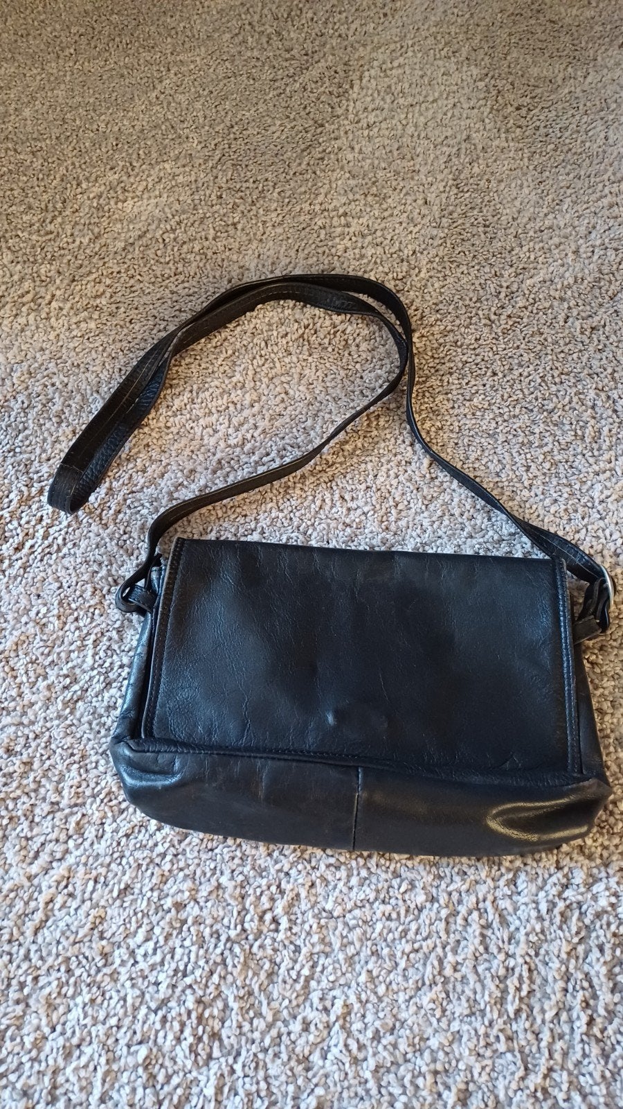 Leren set: Laarzen (mt 40), Rok (mt 38/40), Jasje, Tas, Zwart, Gedragen, Onder de knie, Ophalen